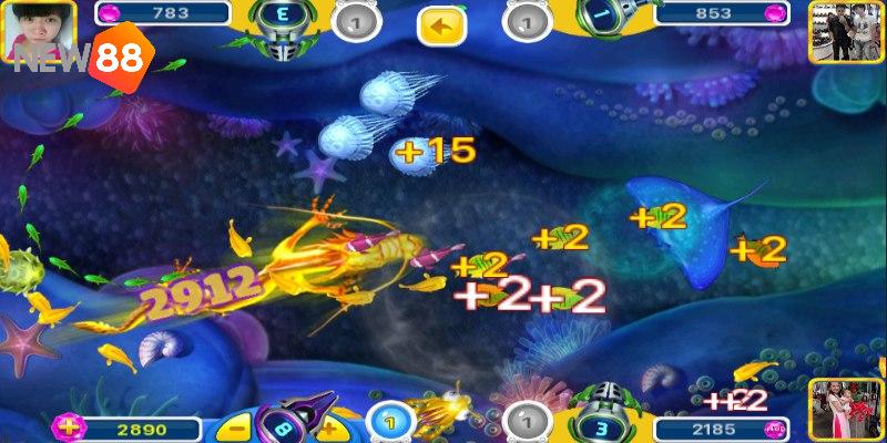 Bắn Cá H5 NEW88 - Siêu Phẩm Giải Trí Được Yêu Thích 2025 3 Bạn đừng ngần ngại nâng cấp vũ khí khi chơi bắn cá H5