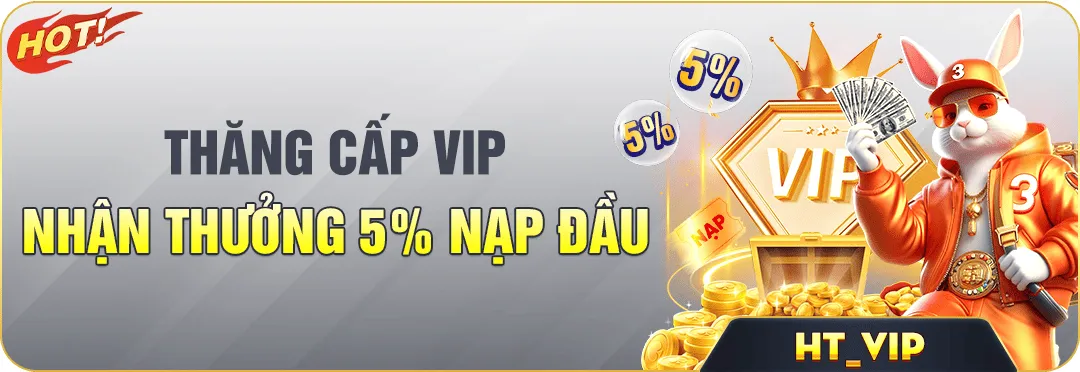 NEW88 THĂNG CẤP VIP NHẬN THƯỞNG 5% NẠP ĐẦU